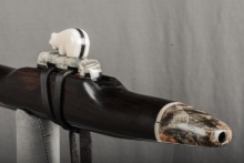 African Blackwood  Native American Flute, Minor, Mid G-4, #M12D (3)